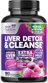 Health Nutrition Naturals frasco frontal que muestra la fórmula y beneficios