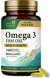 Health Nutrition Naturals frontal del envase mostrando la marca y beneficios