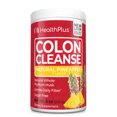 Health Plus envase frontal del Colon Cleanse mostrando diseño y sabor piña, fácil identificación