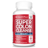 Health Plus frasco frente del empaque mostrando 60 cápsulas y beneficio de alivio