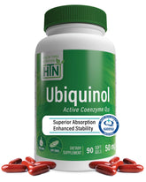 Health Thru Nutrition frasco frontal con Kaneka Ubiquinol, confianza y pureza