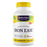 Healthy Origins envase frente mostrando hierro quelado y beneficio de alta biodisponibilidad