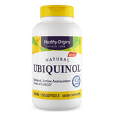 Healthy Origins frasco frontal mostrando 150 softgels y beneficios visibles