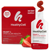 Healthycell frente del empaque mostrando sobres y beneficio de conveniencia