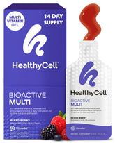 Healthycell frente del empaque mostrando el diseño y beneficio de absorción