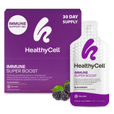 Healthycell frente del envase mostrando 14 sobres y marca