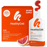 Healthycell packaging frontal que muestra packs líquidos y conveniencia