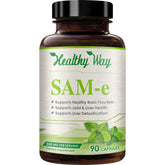 HealthyWayRx botella frontal mostrando etiqueta clara y beneficio de potencia