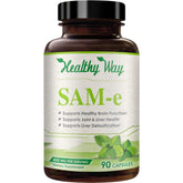 HealthyWayRx envase frontal mostrando cápsulas y beneficios claros