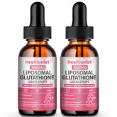 Healtionist frasco frontal mostrando etiqueta y ventaja de absorción mejorada