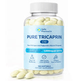 HelloPharmacist envase frontal mostrando 120 softgels y beneficio de dosificación limpia