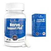 HerbGreat envase frontal Nerve Support Plus mostrando diseño y cantidad