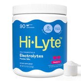 Hi-Lyte imagen frontal del tubo con sabor Raspberry y suministro prolongado