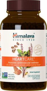 Himalaya HeartCare vista frontal del envase mostrando dosis y cantidad