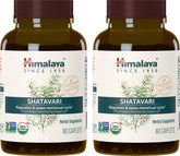 Himalaya frasco frontal de Shatavari orgánico, envase claro que comunica pureza y confianza