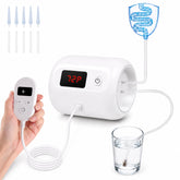 HLNGHOF vista frontal del kit enema eléctrico con diseño compacto y fácil montaje