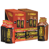 Honey Stinger vista frontal del pack con sabores, conveniencia y energía rápida