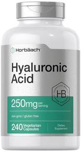 Horbäach frasco frontal que muestra 240 cápsulas y promete alta concentración