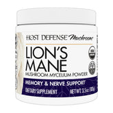 Host Defense envase frontal mostrando la marca y tamaño 3.5 oz