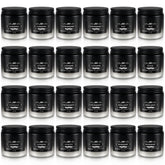 Howemon velas set frontal mostrando diseño negro y blanco y variedad aromática
