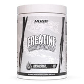 Huge Supplements envase frontal mostrando etiqueta y tamaño, confianza de marca