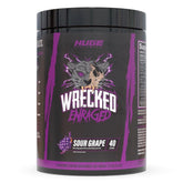 Huge Supplements bote frontal mostrando diseño y fuerza extrema