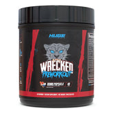 Huge Supplements envase frontal mostrando diseño y beneficio energético