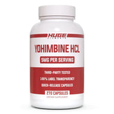 Huge Supplements envase frontal mostrando 270 cápsulas y claridad de etiqueta