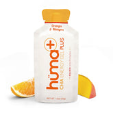 HÜMA CHIA ENERGY GEL frente del paquete mostrando sabor y beneficios