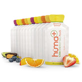 HÜMA CHIA ENERGY GEL frontal del pack variedad, claridad de sabores y conveniencia