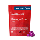 HumanN gomitas vista frontal del envase mostrando producto y beneficio de apoyo cognitivo