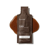 Hunnee H sobre frontal Cacao Crème mostrando etiqueta y beneficio energía sostenida