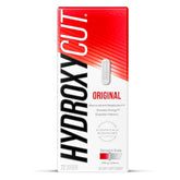 Hydroxycut frente del empaque mostrando la marca y beneficios visibles