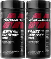 Hydroxycut frente del empaque mostrando el diseño y beneficios energéticos