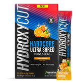 Hydroxycut frente del empaque mostrando sabor Tangerine Mimosa y beneficio energía