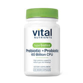 Hyperbiotics frasco frontal mostrando la etiqueta y beneficio digestivo