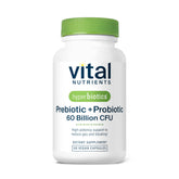 Hyperbiotics envase frontal mostrando etiqueta clara y beneficio digestivo