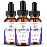 IDEAL PERFORMANCE frasco frontal de Glycotide Drops mostrando etiqueta clara y práctico envase