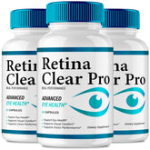 IDEAL PERFORMANCE Retina Clear vista frontal del envase con beneficios claros