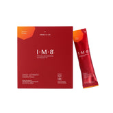 IM8 caja frontal sabor limón y naranja mostrando conveniencia diaria