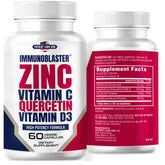 IMMUNO BLASTER frasco frontal mostrando etiqueta y beneficios claros
