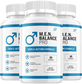 Indelo M.E.N Balance Pro vista frontal del frasco mostrando el diseño y beneficio de confianza