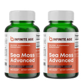 INFINITE AGE frasco frontal mostrando etiqueta y beneficio de calidad