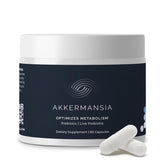 InfiniWell envase frontal mostrando Akkermansia y beneficios digestivos