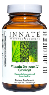 Innate Response envase frontal mostrando 60 cápsulas y beneficios claros