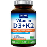Innate Vitality envase frente mostrando etiqueta y cantidad 240 softgels