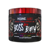Insane Labz envase frontal Boss A** B!#?H mostrando diseño y cantidad de servicios