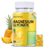 Inspiriko frente del envase mostrando 60 gominolas sabor piña y beneficios