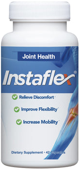 Instaflex frente del envase mostrando fórmula y beneficio de movilidad