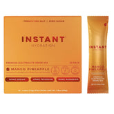 Instant Hydration empaque frontal con 30 sobres, presentación práctica y portátil